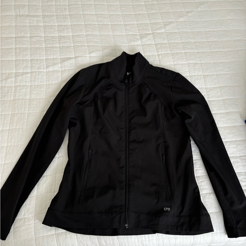 Black Barco One 2 Pocket Scrub Jacket